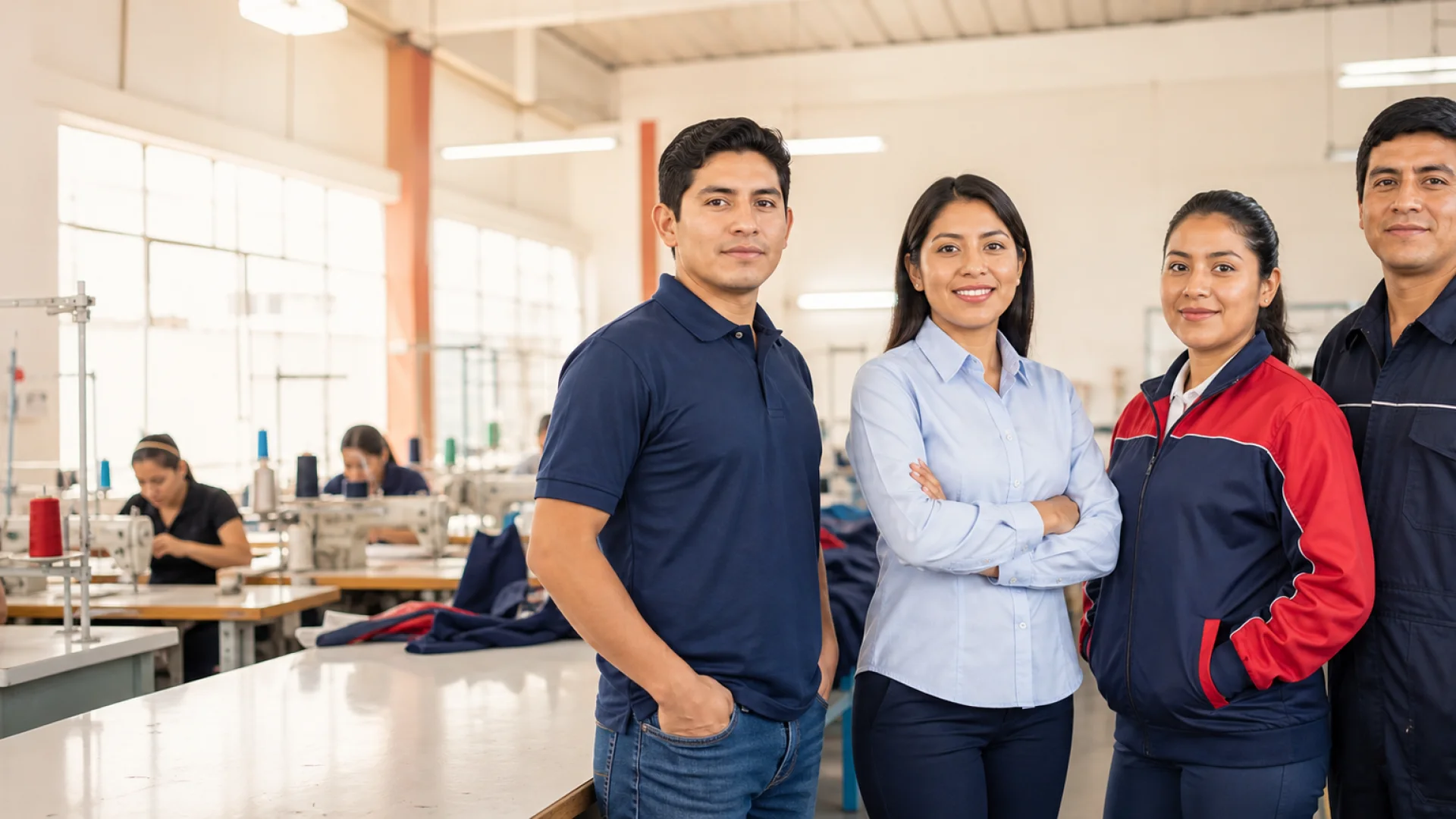 Clientes de Confecciones Amaru con prendas para diferentes ocasiones