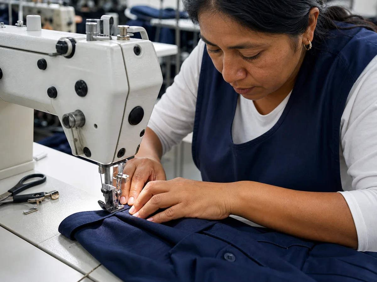 Proceso de confección en el taller Amaru