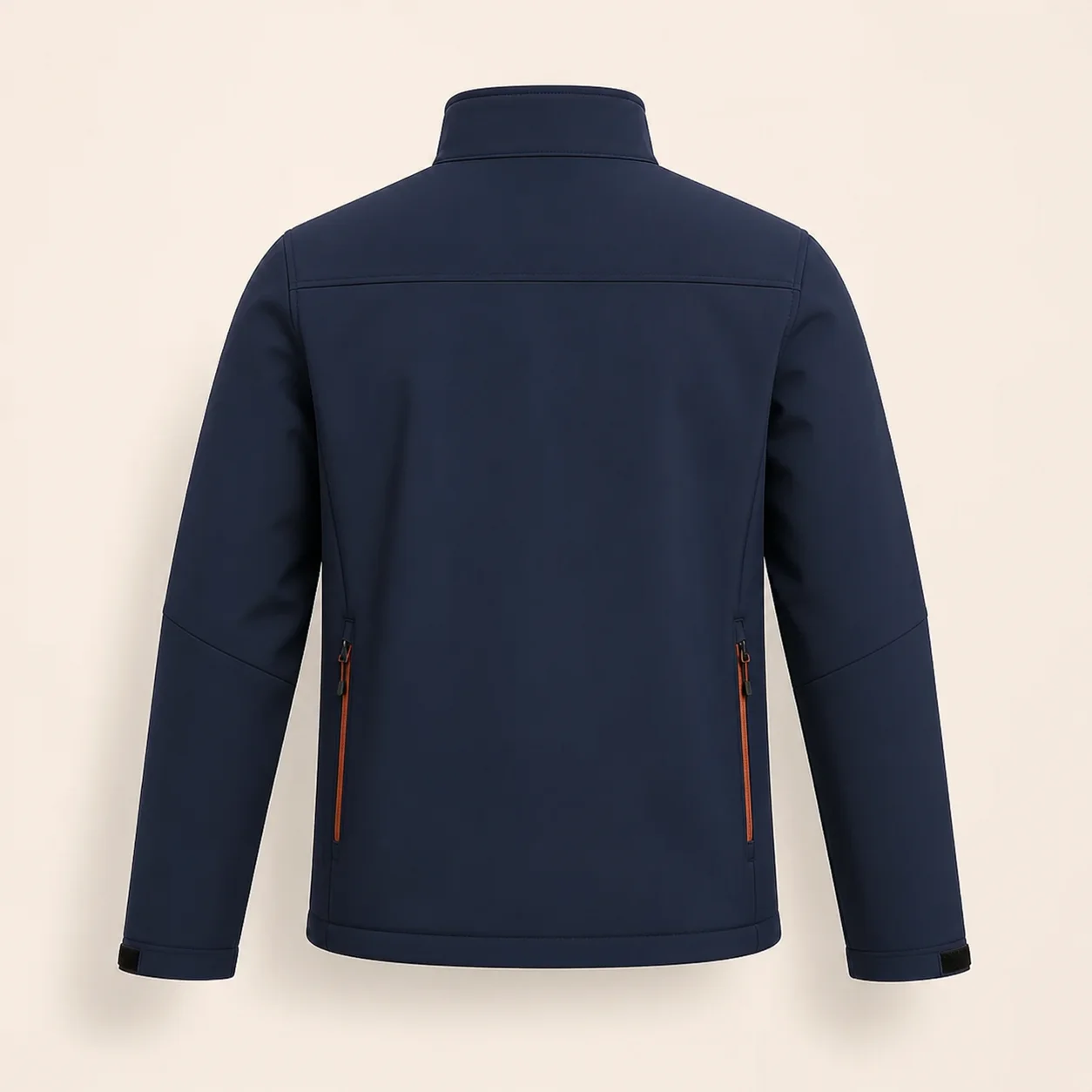 Casaca softshell - vista posterior