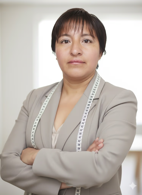 Maria del Carmen Asencio Huamán en su taller